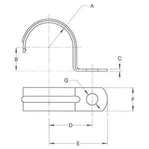 20145 - EMT STRAP CLAMP 11/4 1 HOLE (2014 S)
