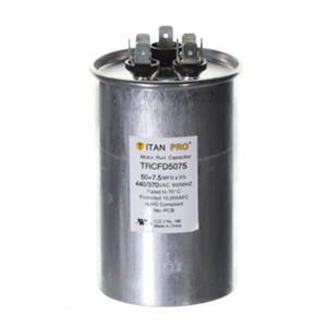 MOTOR RUN CAPACITOR 50/7.5/440 ROUND
