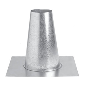 metal-fab gas vent pipe flashing