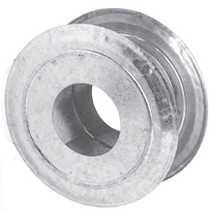 Metal-Fab Sheet Metal Gas Vent Pipe Partition Thimble
