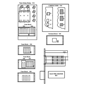 ruud heat pump electric heater kit