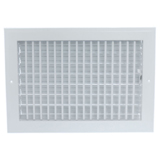 A618MS 10X6 - SIDEWALL REGISTER 10 X 6 WHITE
