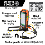 56403 - RECHARGEABLE PERSONAL WORK LIGHT