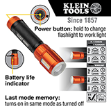 56412 - RECARGEABLE LED FLASHLIGHT W/WORKLIGHT