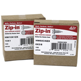 HW8X2Z 250 - SELF-PIERCING SHEET METAL SCREW ZIP-IN 8 X 2, 1/4" HEAD 250/PKG