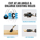 600909CF - HOLE SAW - RCE, TARANTULA, MTL CUTTING CARBIDE 2-1/2"